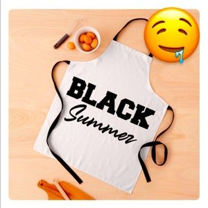 Black Summer kitchen robe